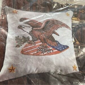 Vintage Avon Creative Needlecraft Stamped American Eagle Crewel New Unopened Kit